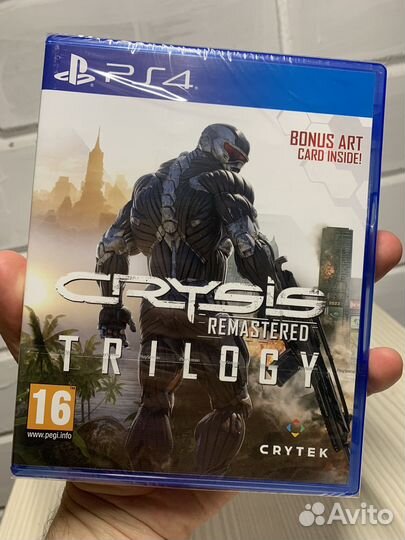 Crysis remastered trilogy PS4 новый диск