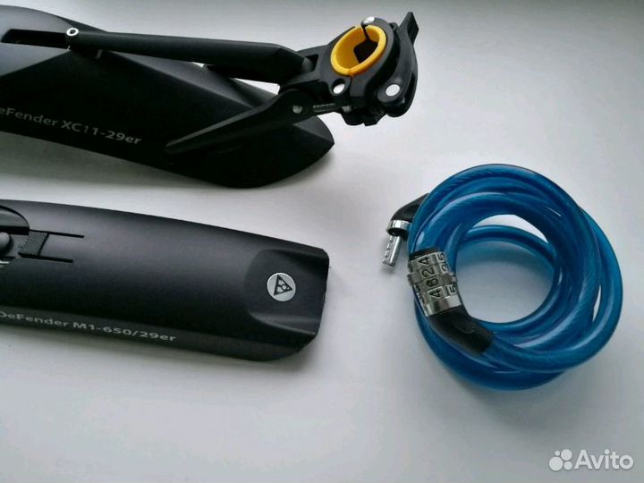 Крылья на 26-27,5 колеса +замок от угона