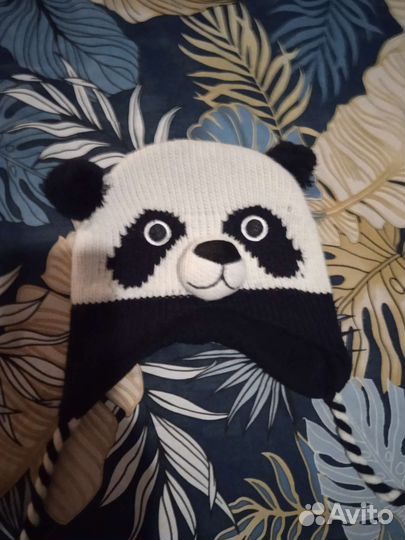 Шапка панда
