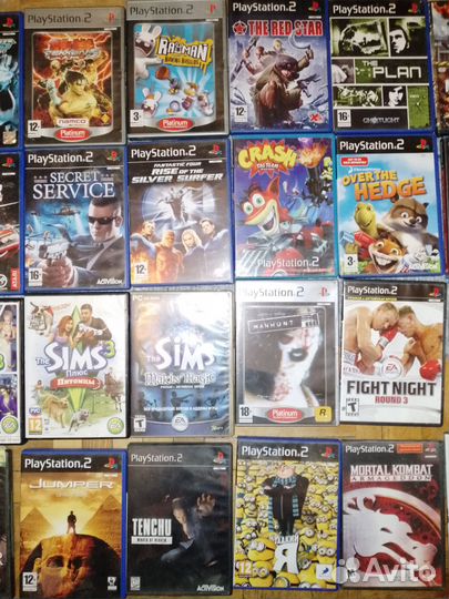 Игровые диски на ps2