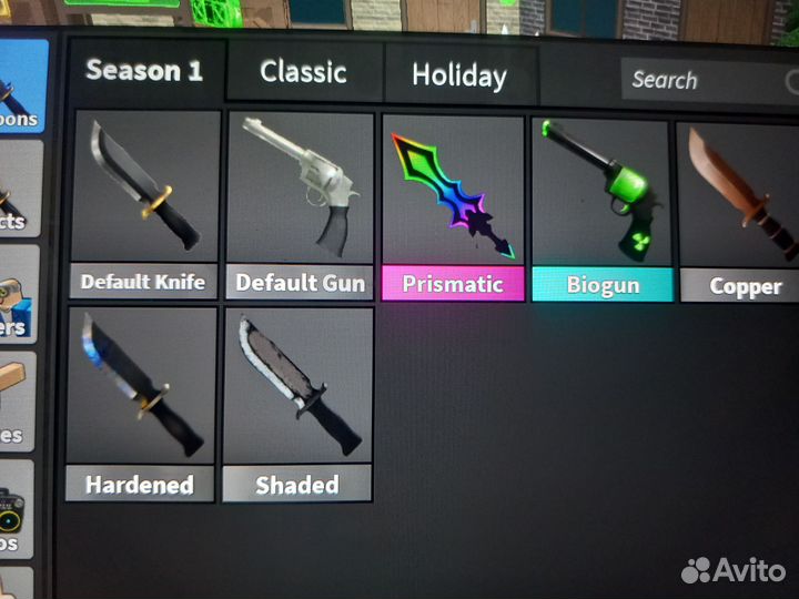 Ножи мм2 роблокс