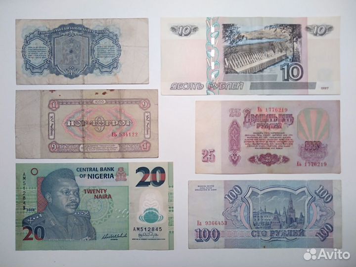Банкноты РФ и другие