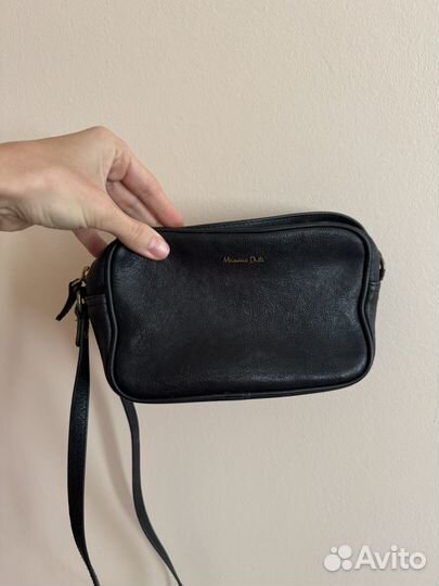Сумка женская натуральная кожа черная
