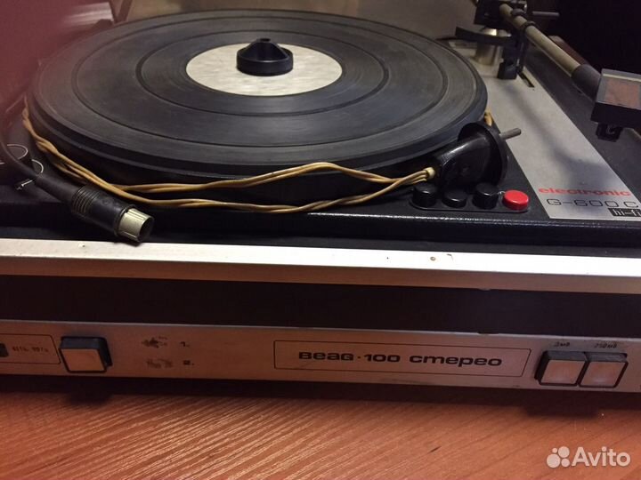 Вега-106 (G-600) проигрыватель виниловых пластинок
