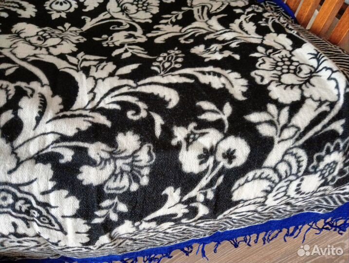 Покрывало пле накидка Шерсть Италия Винтаж