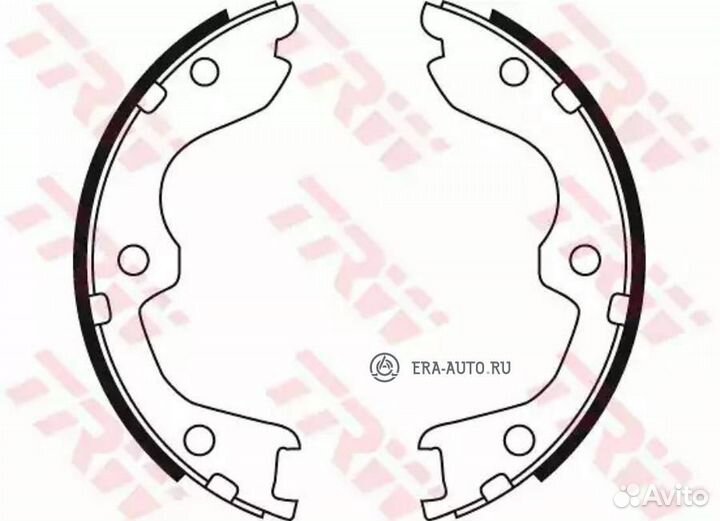 TRW GS8730 Колодки тормозные барабанные задн nissa