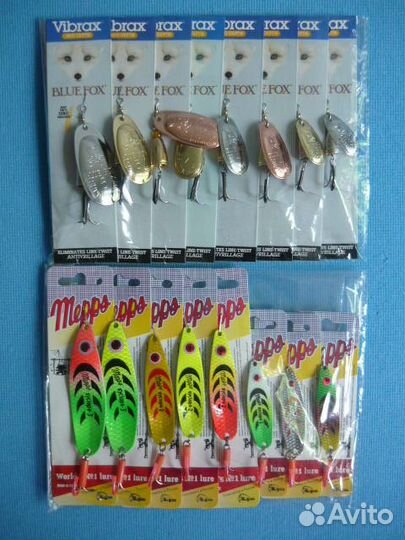 Набор блесен вертушки и колебалки