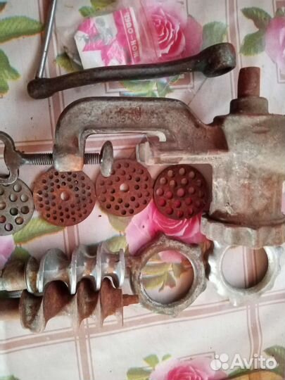 Мясорубка ручная бу