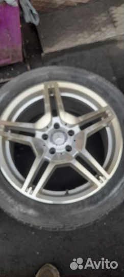 Диски с шинами в сборе летние r18 Merceders