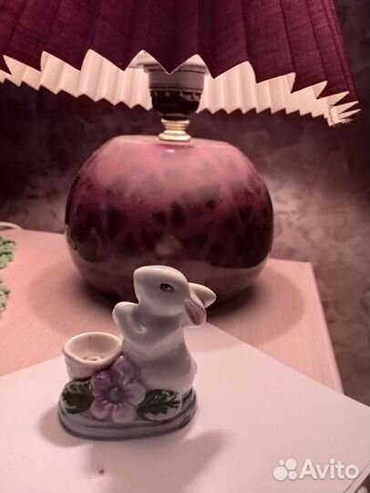Фигурка кролик подсвечник