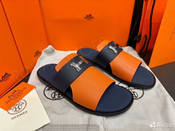 Шлепанцы мужские Hermes