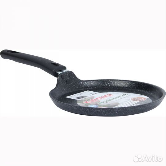 Сковорода блинная 200мм ап (темный мрамор)