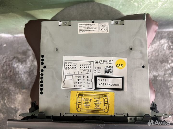 Штатная магнитола passat cc