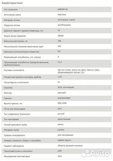 Телескоп Discovery Spark Travel 76 с книгой