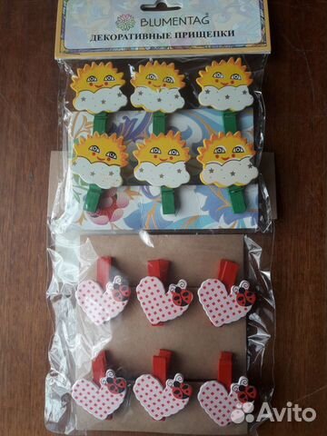 Декоративные прищепки