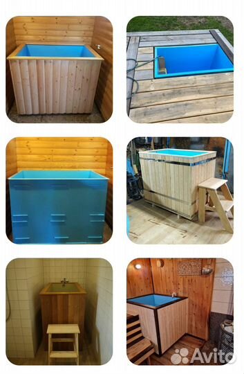 Купель для бани и дачи, Изготовление купелей