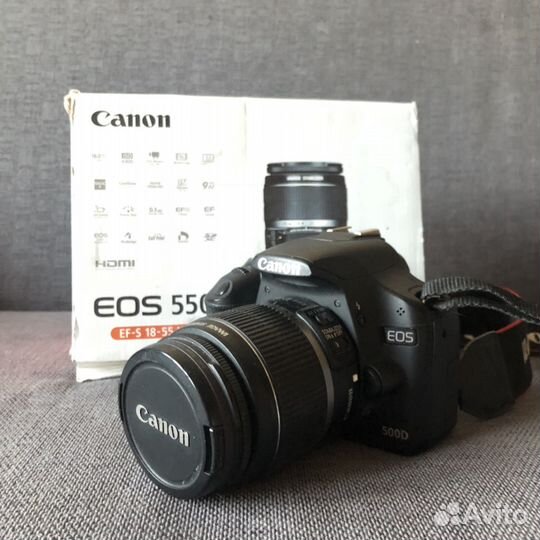 Фотоаппарат Canon eos 500d kit как новый