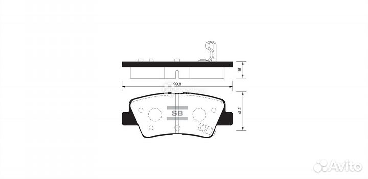 Тормозные колодки hyundai KIA