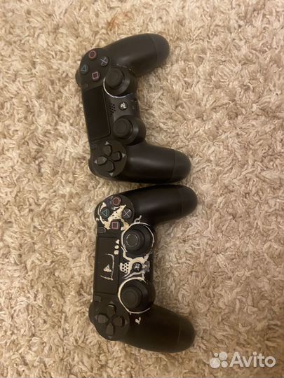 Ps4 с играми и геймпадами