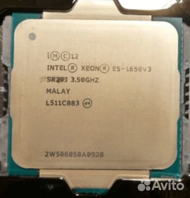 Xeon E5 1650v3 6 core 3.5GHz