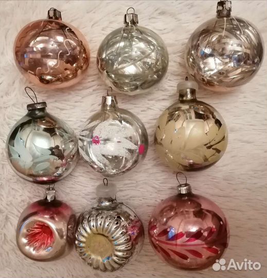 Елочные игрушки СССР