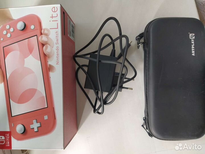 Nintendo switch lite с играми