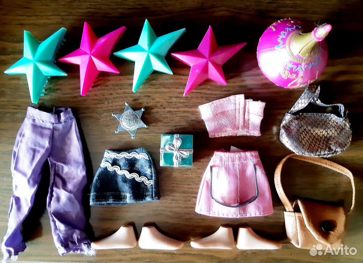 Bratz оригинал расчески/одежда/сумки/очки/ступни