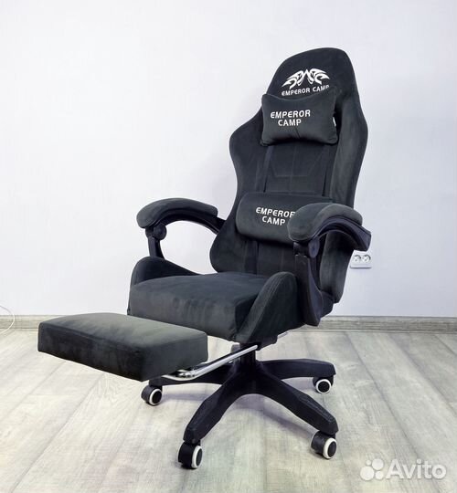 Кресло компьютерное игровое велюр