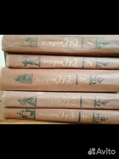 Собрание сочинений Стивенсон в 5 томах