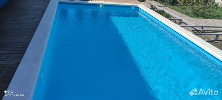 Монтаж пленки пвх для бассейнов