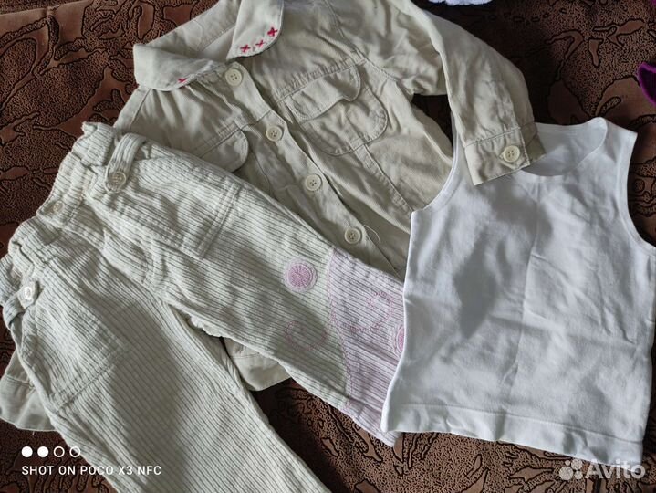 Вещи пакетом на девочку год-полтора