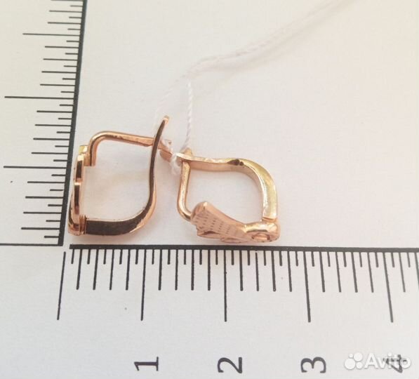 Золотые серьги 585*