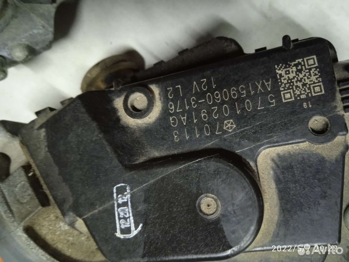 Моторчик трапеции dodge Charger LD