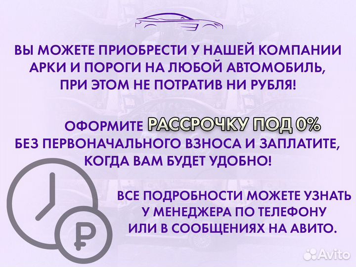 Ремонтные арки на Honda Logo GA3 передние