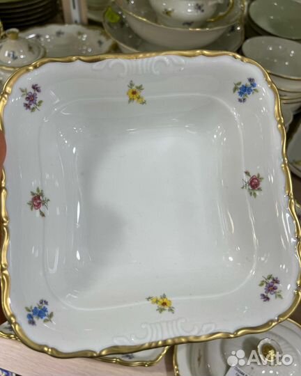 Мейсенский цветок посуда чешская