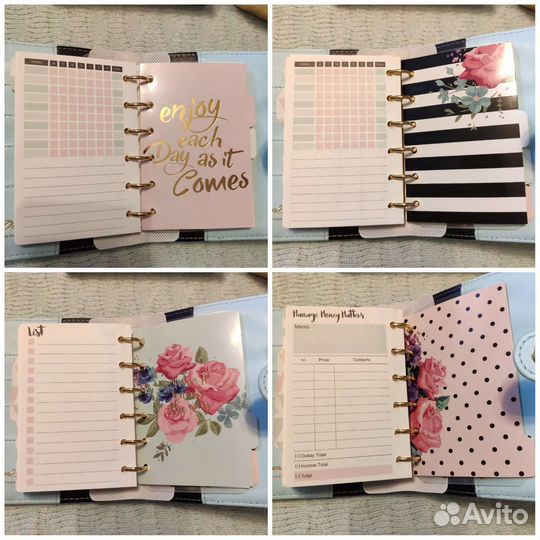 Планер на 6 кольцах в подарочной коробке