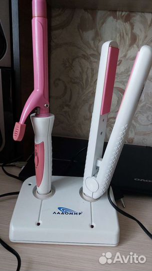 Щипцы и выпрямитель для волос 2 в 1