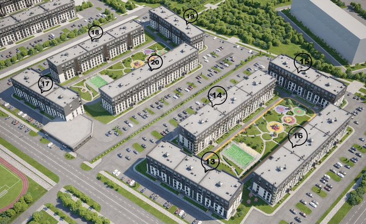 2-к. квартира, 60,4 м², 1/5 эт.