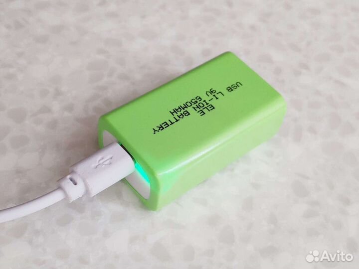 Аккумулятор Крона Li-ion, заряжается от USB