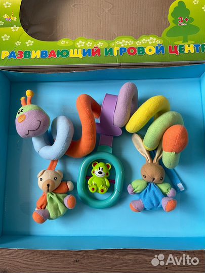 Растяжка-спираль с игрушками