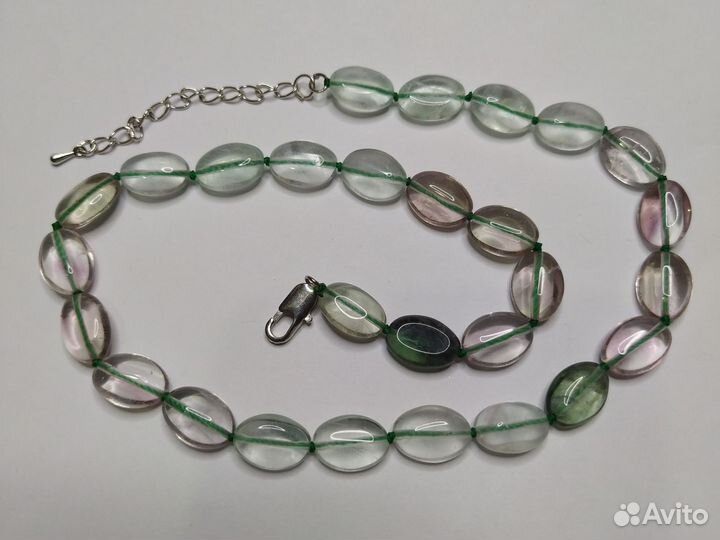 Бусы флюорит