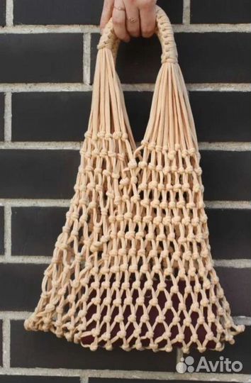 Сумка авоська макраме