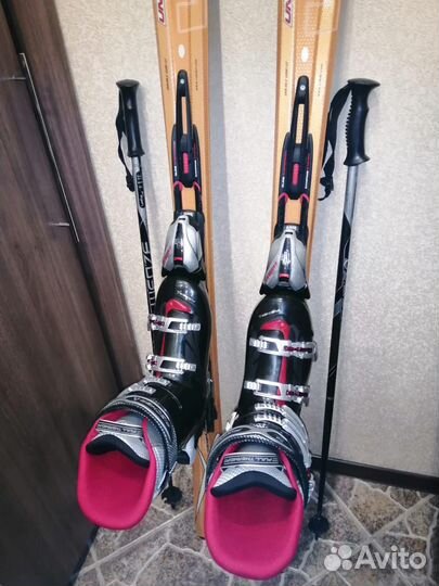 Горнолыжные ботинки fischer + лыжи