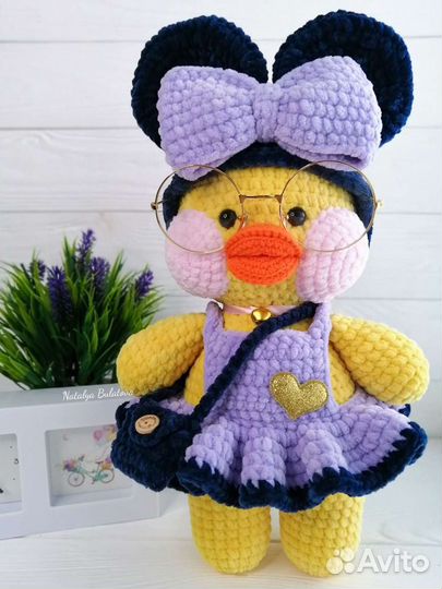 Уточка лалафанфан вязаная
