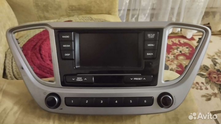 Штатная магнитола на hyundai solaris 2020