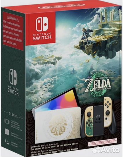 Продам Nintendo switch(Zelda Edition) с играми