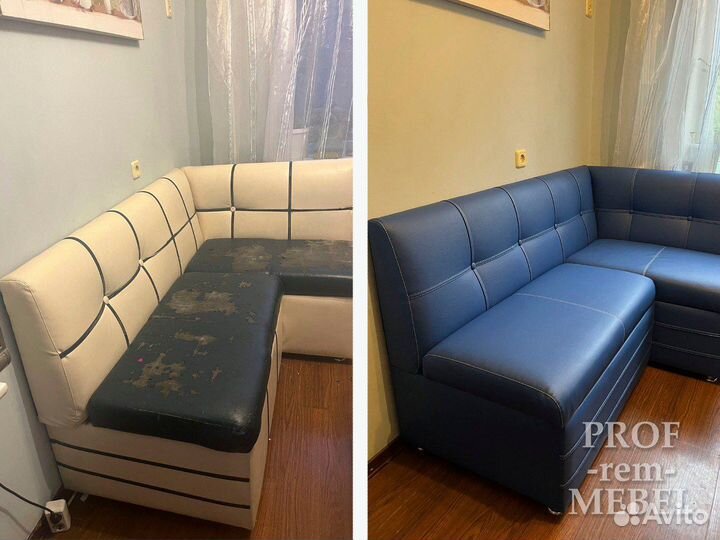 Перетяжка мягкой мебели