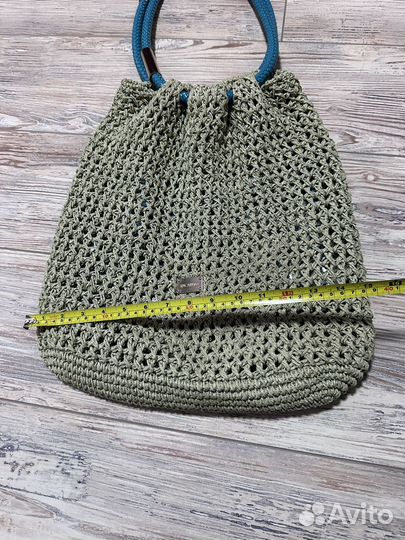 Сумка пляжная плетеная