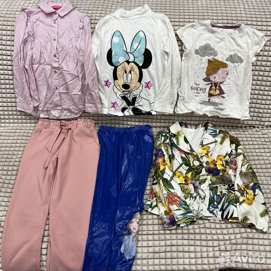 Вещи пакетом на девочку (рр 116)