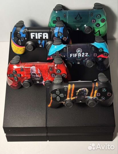 Sony PS4 1тб+998игр+Fifa23